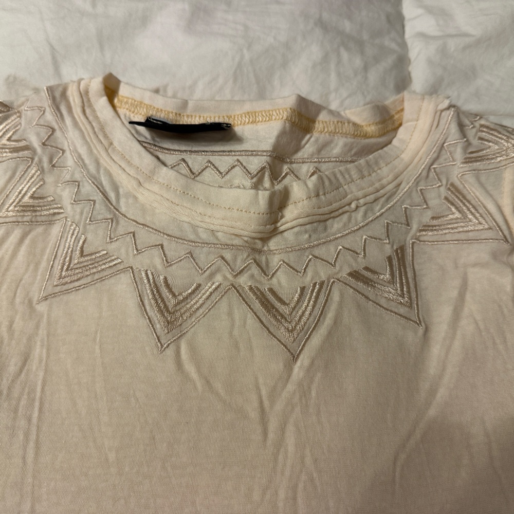 Vici Cream Lace Vienna Top - NWOT - Size S (oversized) - Picture 7 of 11